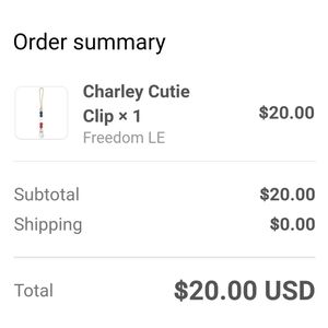 Ryan & Rose Charley Cutie Clip - FREEDOM LE